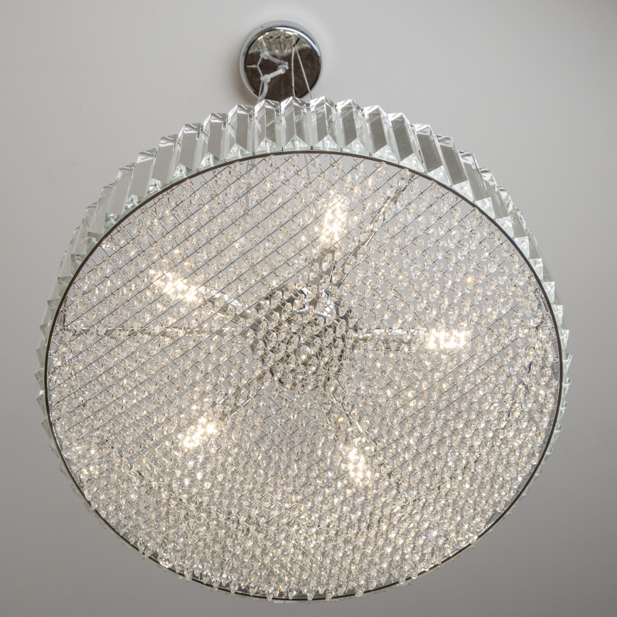 Brilagi - LED Kristallikruunu johdossa GLAMOUR 5xG9/42W/230V