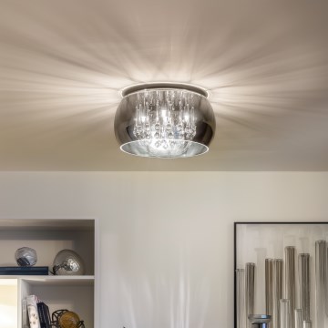 Brilagi - LED-kristallinen kattovalaisin JEWEL 5xG9/42W/230V, halkaisija 40 cm