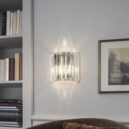 Brilagi - LED Kristalliseinävalaisin GLAMOUR 1xG9/42W/230V