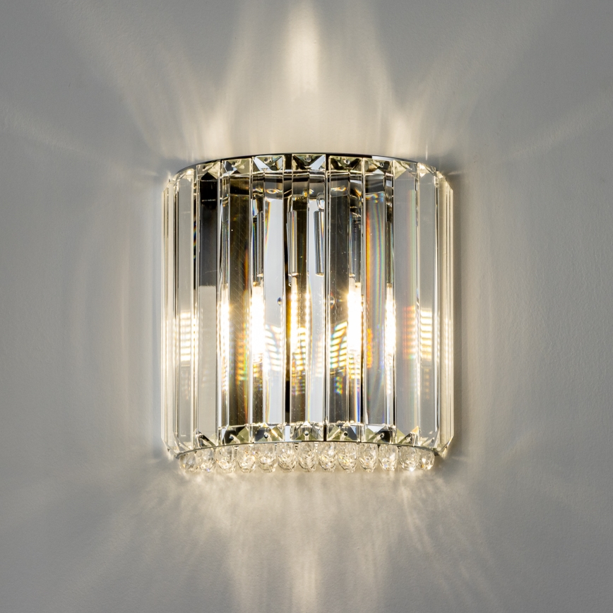 Brilagi - LED Kristalliseinävalaisin GLAMOUR 1xG9/42W/230V