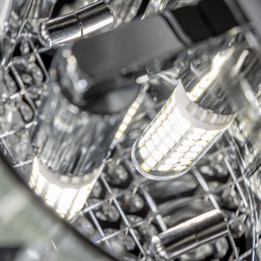 Brilagi - LED Kristalliseinävalaisin GLAMOUR 1xG9/42W/230V
