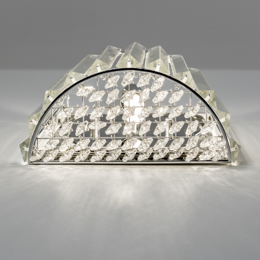 Brilagi - LED Kristalliseinävalaisin GLAMOUR 1xG9/42W/230V