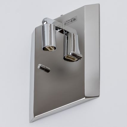 Brilagi - LED Kristalliseinävalaisin GLAMOUR 1xG9/42W/230V