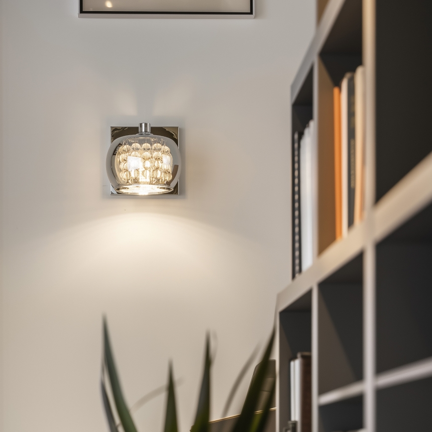 Brilagi - LED Kristalliseinävalaisin JEWEL 1xG9/42W/230V