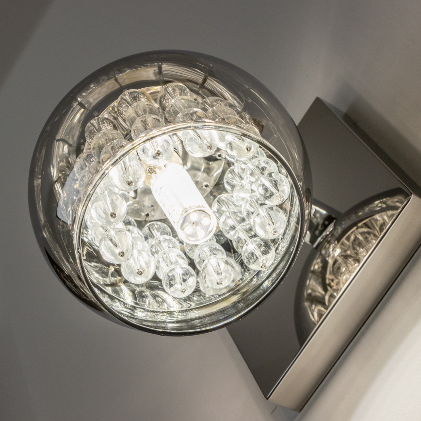 Brilagi - LED Kristalliseinävalaisin JEWEL 1xG9/42W/230V