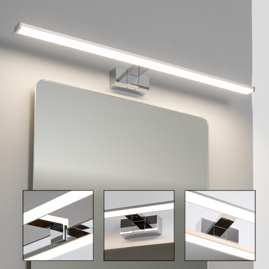 Brilagi - LED-kylpyhuoneen peilivalaisin 3-in-1 VESTRA LED/15W/230V 80 cm IP44 kiiltävä kromi