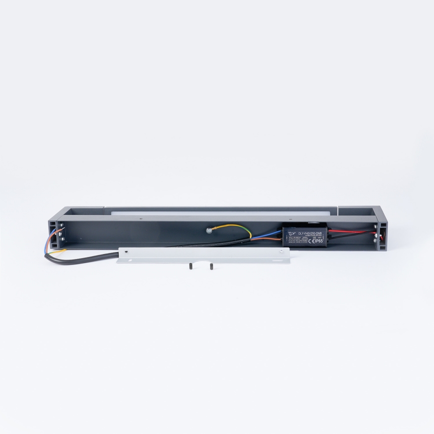 Brilagi - AQUA LINE LED - kylpyhuoneen peilivalaisin LED/12W/230V 45 cm IP44 antrasiitti CRI 90