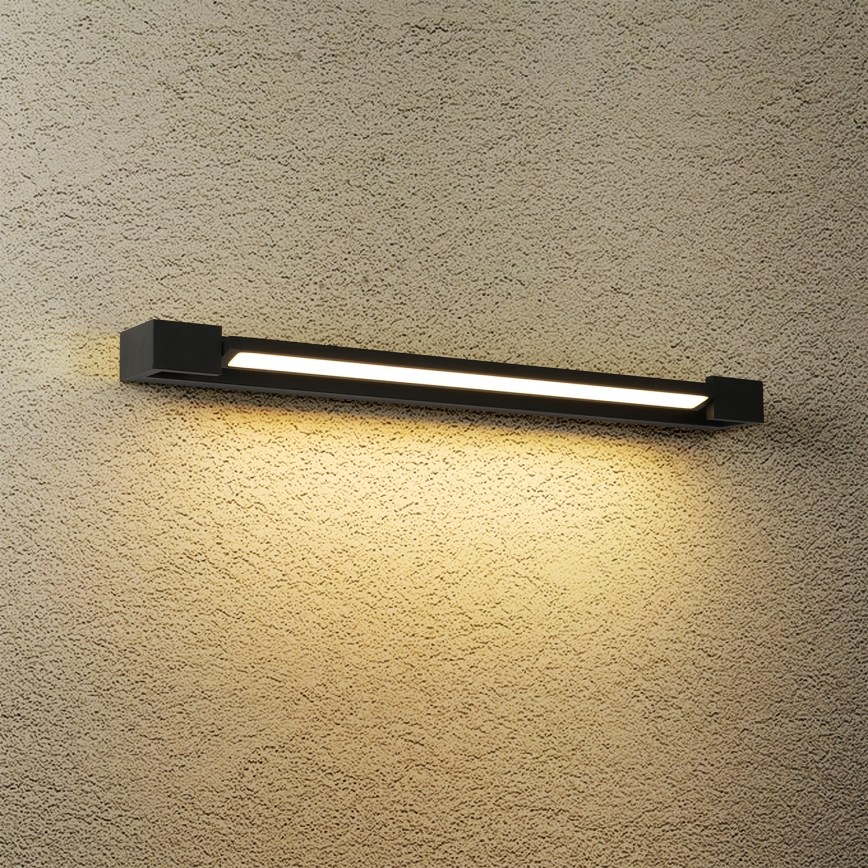 Brilagi - AQUA LINE LED-kylpyhuonepeilivalaisin LED/18W/230V 60 cm IP44 musta CRI 90