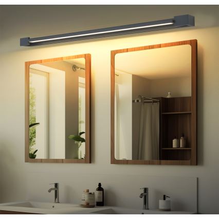 Brilagi - LED-kylpyhuoneen peilivalaisin AQUA LINE LED/36W/230V 120 cm IP44 antrasiitti CRI 90