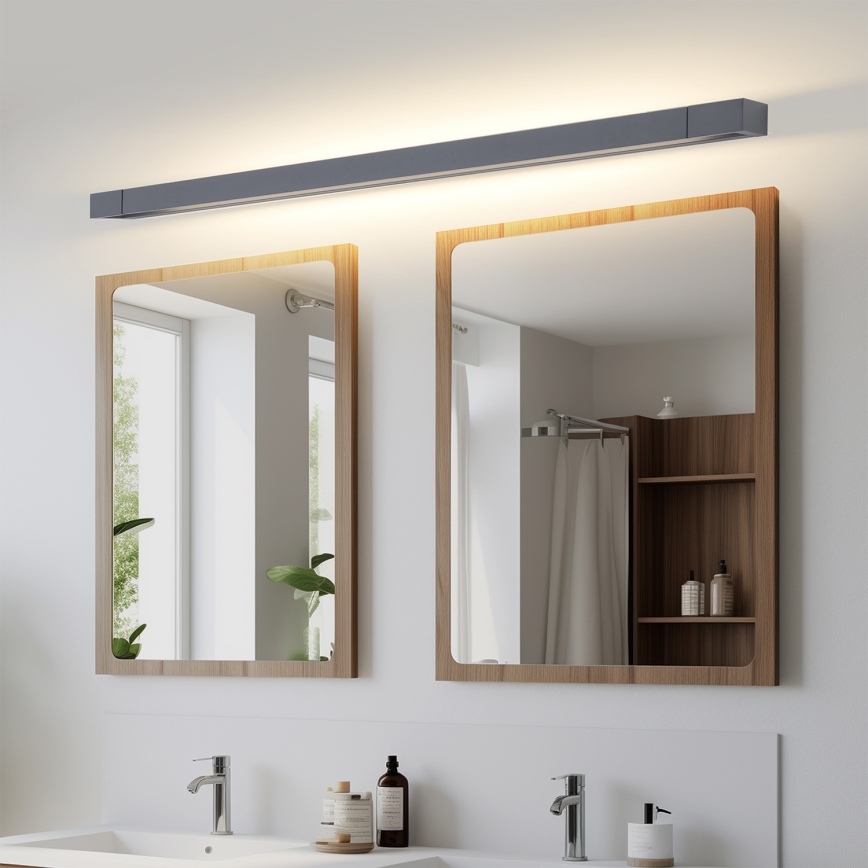 Brilagi - LED-kylpyhuoneen peilivalaisin AQUA LINE LED/36W/230V 120 cm IP44 antrasiitti CRI 90