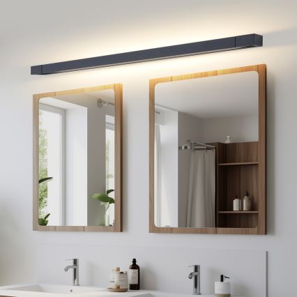 Brilagi - AQUA LINE LED - kylpyhuoneen peilivalaisin LED/36W/230V 120 cm IP44 musta CRI 90