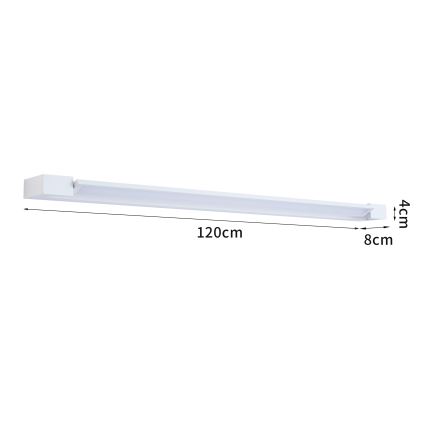 Brilagi - AQUA LINE LED -kylpyhuonepeilivalaisin, LED/36W/230V, 120 cm, IP44, valkoinen, CRI 90
