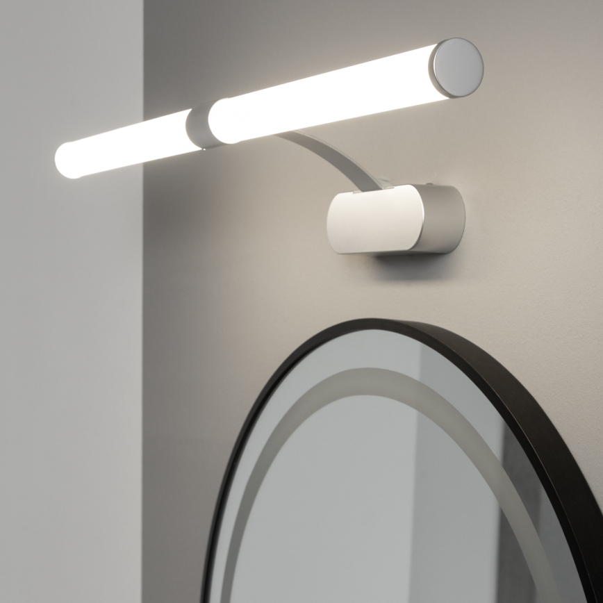 Brilagi - LED-peilivalaisin kylpyhuoneeseen 2-in-1 TUBEO LED/8W/230V 60 cm IP44 hopea