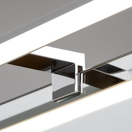 Brilagi - LED-kylpyhuonepeilivalaisin 3-in-1 VESTRA LED/12W/230V 60 cm IP44 kiiltävä kromi