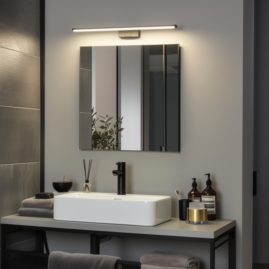 Brilagi - LED-kylpyhuoneen peilivalaisin 3-in-1 VESTRA LED/12W/230V 60 cm IP44 musta