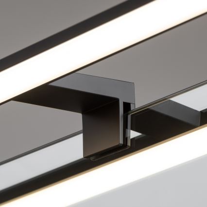 Brilagi - LED-kylpyhuoneen peilivalaisin 3-in-1 VESTRA LED/12W/230V 60 cm IP44 musta