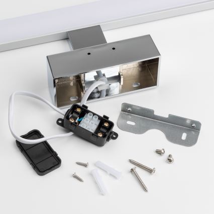 Brilagi - LED-peilivalaisin 3-in-1 VESTRA LED/6W/230V 30 cm IP44 kiiltävä kromi
