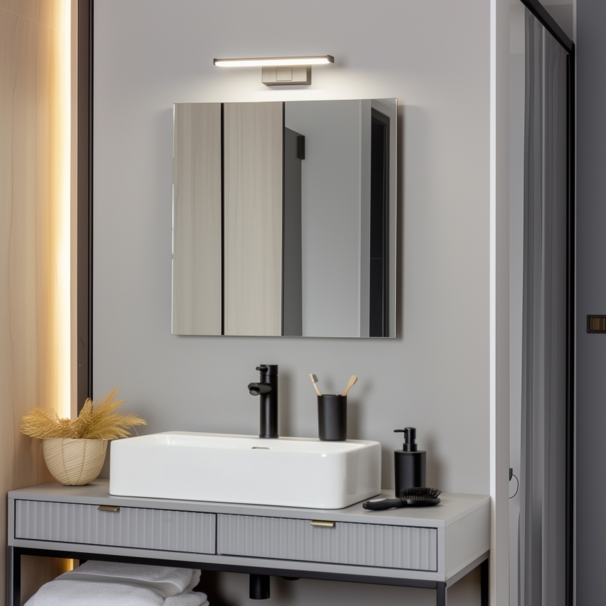 Brilagi - LED-peilivalaisin kylpyhuoneeseen 3-in-1 VESTRA LED/6W/230V 30 cm IP44 musta