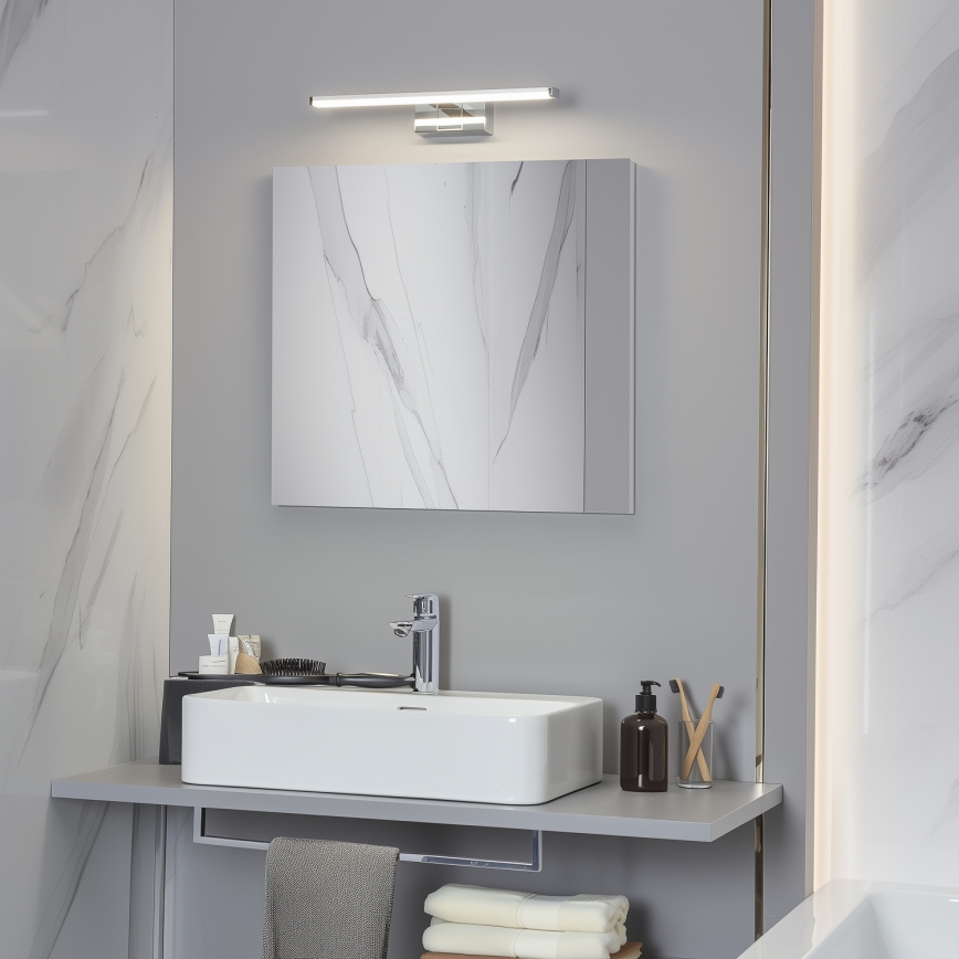 Brilagi - 3-in-1 LED-peilivalaisin kylpyhuoneeseen VESTRA LED/8W/230V 40 cm IP44 kiiltävä kromi
