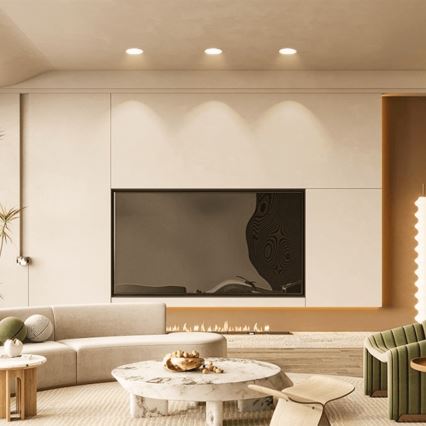 Brilagi - LED-kylpyhuoneen upotettava kattovalaisin LED/4,8W/230V 3000K valkoinen IP65