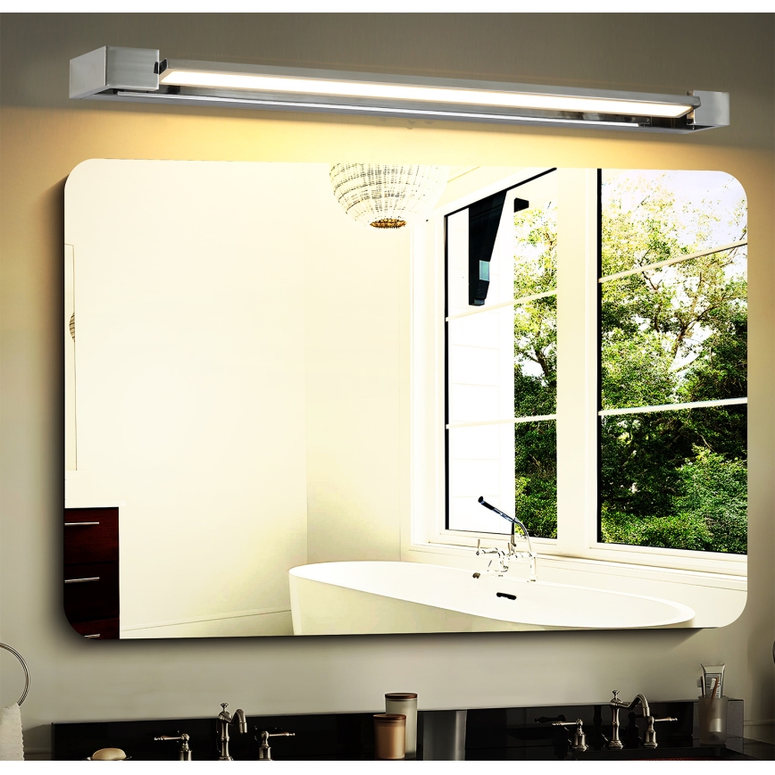 Brilagi - LED-peilivalaisin kylpyhuoneeseen AQUA LINE LED/24W/230V 90 cm IP44 kiillotettu kromi CRI 90
