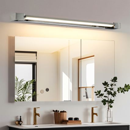 Brilagi - LED-peilivalaisin kylpyhuoneeseen AQUA LINE LED/24W/230V 90 cm IP44 kiillotettu kromi CRI 90