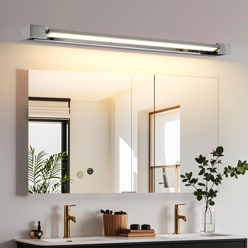 Brilagi - LED-peilivalaisin kylpyhuoneeseen AQUA LINE LED/24W/230V 90 cm IP44 kiillotettu kromi CRI 90