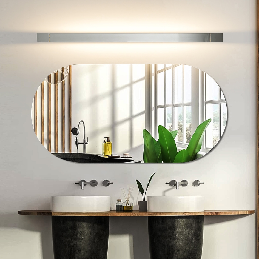 Brilagi - LED-peilivalaisin kylpyhuoneeseen AQUA LINE LED/24W/230V 90 cm IP44 kiillotettu kromi CRI 90