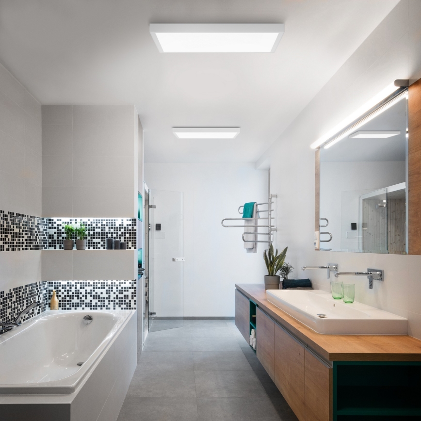 Brilagi - LED-kattovalaisin kylpyhuoneeseen FRAME LED/50W/230V 60x60 cm 3000/4000/6000K IP44 valkoinen