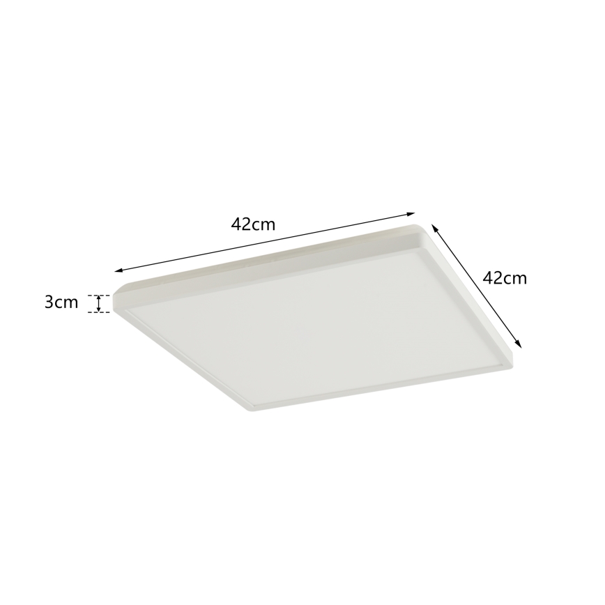 Brilagi - LED-kattovalaisin kylpyhuoneeseen ULTRA SLIM LED/24W/230V 42x42 cm valkoinen IP54