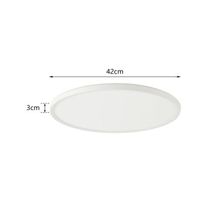 Brilagi - LED-kattovalaisin kylpyhuoneeseen ULTRA SLIM LED/24W/230V halkaisija 42 cm valkoinen IP54