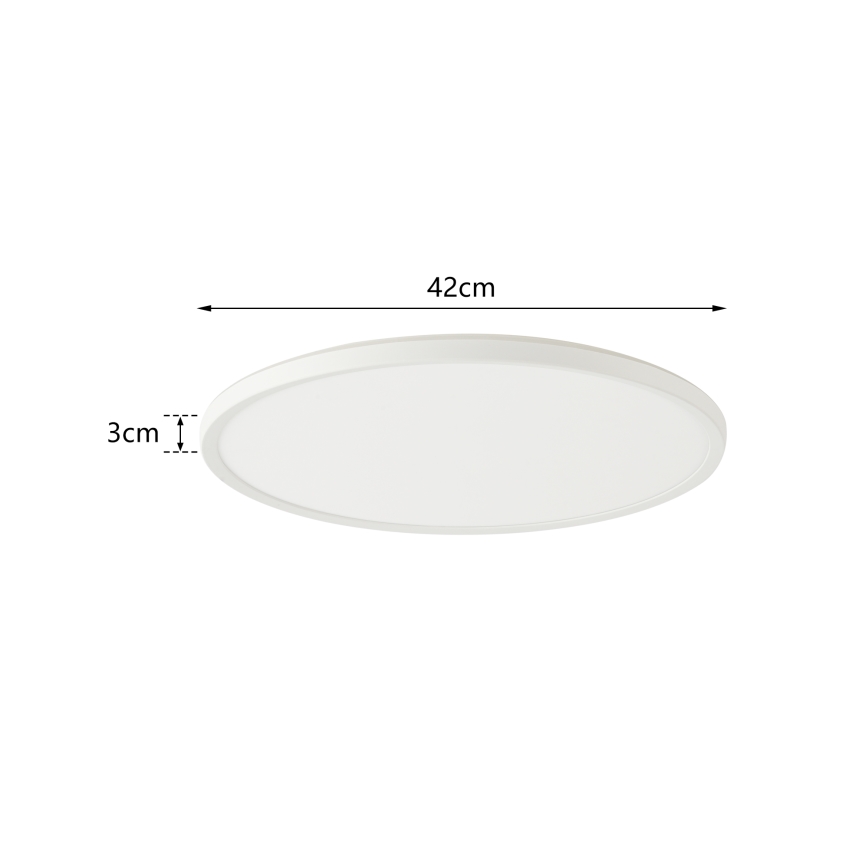 Brilagi - LED-kattovalaisin kylpyhuoneeseen ULTRA SLIM LED/24W/230V halkaisija 42 cm valkoinen IP54