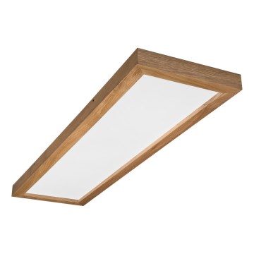 Brilagi - LED-kylpyhuonekattovalaisin WOODY FRAME LED/50W/230V 120x30 cm IP44 tammi
