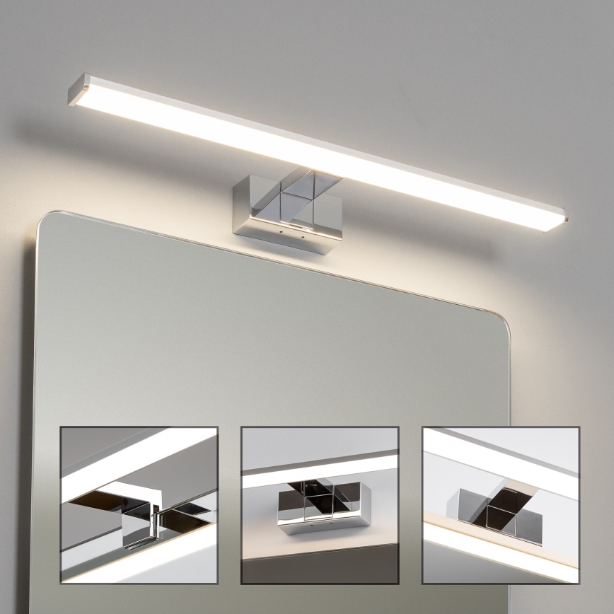 Brilagi - LED-kylpyhuonepeilivalaisin 3-in-1 VESTRA LED/12W/230V 60 cm IP44 kiiltävä kromi