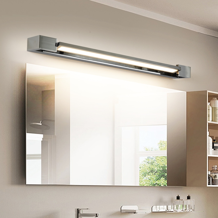 Brilagi - LED-kylpyhuonepeilivalaisin AQUA LINE LED/18W/230V 60 cm IP44 kiiltävä kromi