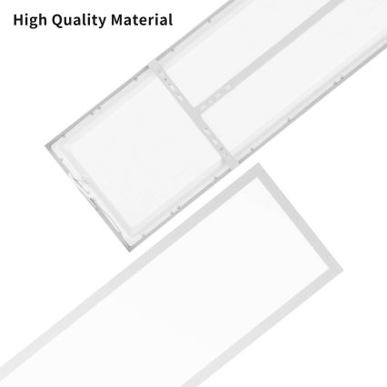 Brilagi - FRAME LED kylpyhuoneen kattovalaisin 50W/230V 3000/4000/6000K 120 x 30 cm IP44 hopea