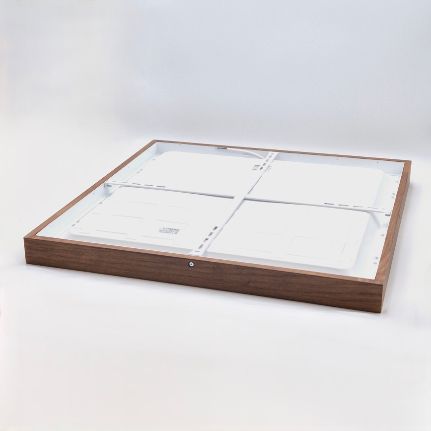 Brilagi - LED Kattovalaisin kylpyhuoneeseen WOODY FRAME LED/40W/230V 60x60 cm IP44 kirsikka
