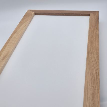 Brilagi - LED-kylpyhuonekattovalaisin WOODY FRAME LED/50W/230V 120x30 cm IP44 tammi