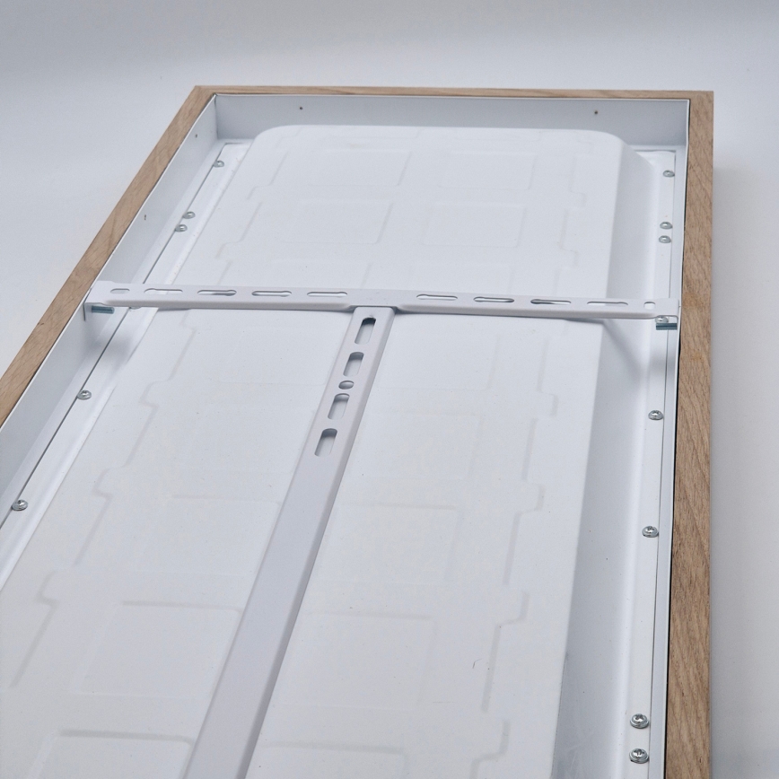 Brilagi - LED-kylpyhuonekattovalaisin WOODY FRAME LED/50W/230V 120x30 cm IP44 tammi