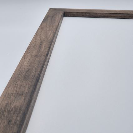 Brilagi - LED Kylpyhuoneen kattovalaisin WOODY FRAME LED/50W/230V 120x30 cm IP44 pähkinä