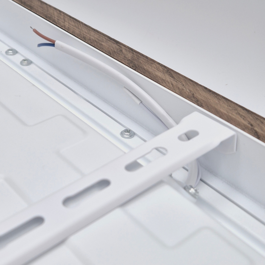 Brilagi - LED Kylpyhuoneen kattovalaisin WOODY FRAME LED/40W/230V 60x60 cm IP44 pähkinä