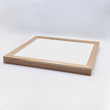 Brilagi - LED Kattovalaisin kylpyhuoneeseen WOODY FRAME LED/40W/230V 60x60 cm IP44 tammi