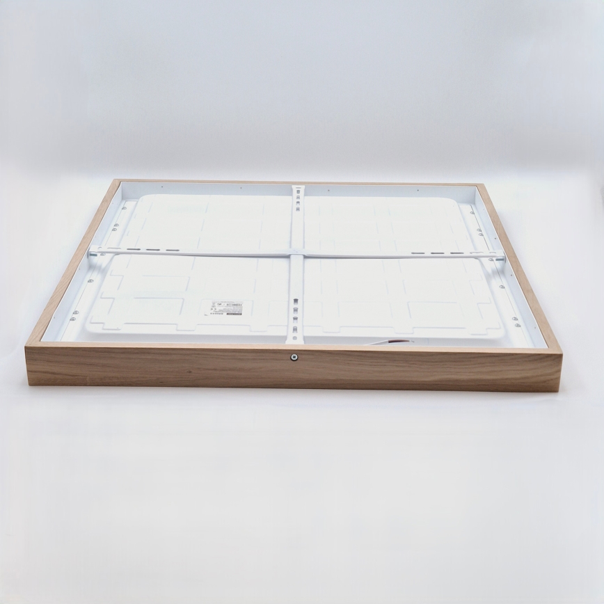Brilagi - LED Kattovalaisin kylpyhuoneeseen WOODY FRAME LED/40W/230V 60x60 cm IP44 tammi
