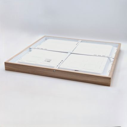 Brilagi - LED Kattovalaisin kylpyhuoneeseen WOODY FRAME LED/40W/230V 60x60 cm IP44 tammi
