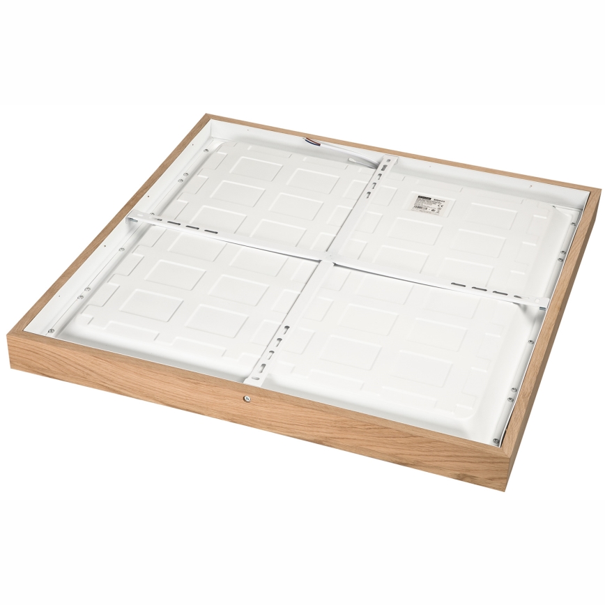 Brilagi - LED Kattovalaisin kylpyhuoneeseen WOODY FRAME LED/40W/230V 60x60 cm IP44 tammi