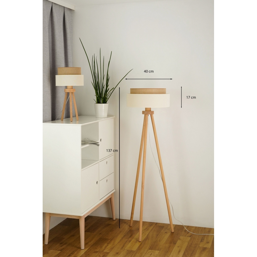 Brilagi - LED-lattiavalaisin BOHO STYLE 1xE27/15W/230V