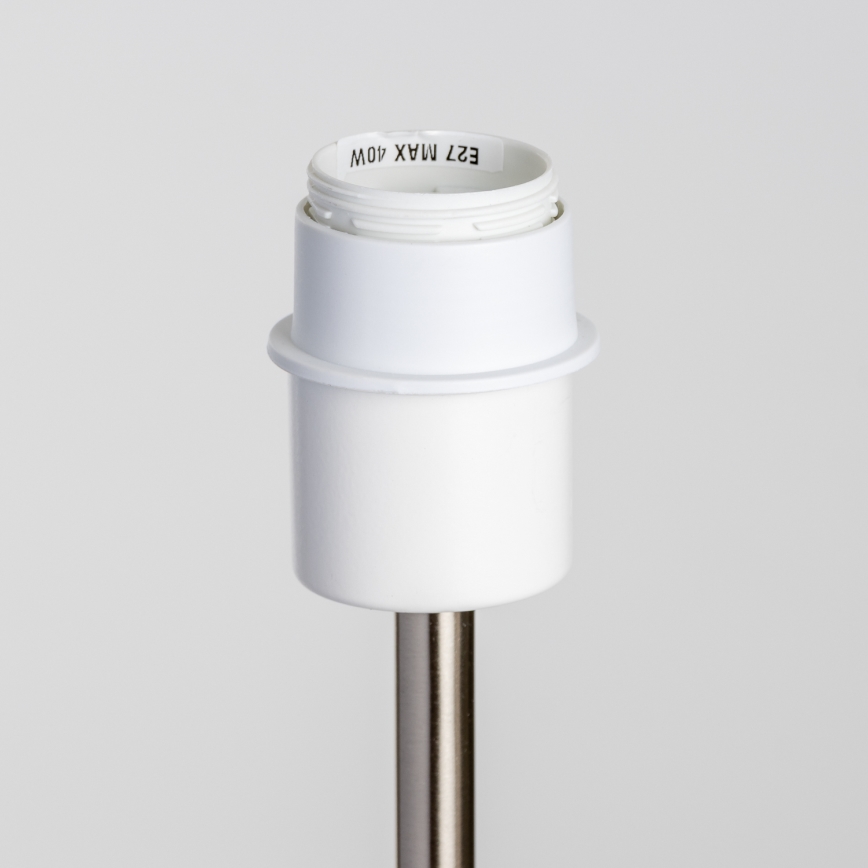 Brilagi - LED-lattiavalaisin CERIA 1xE27/40W/230V, halkaisija 20,5 cm, valkoinen/mattakromi