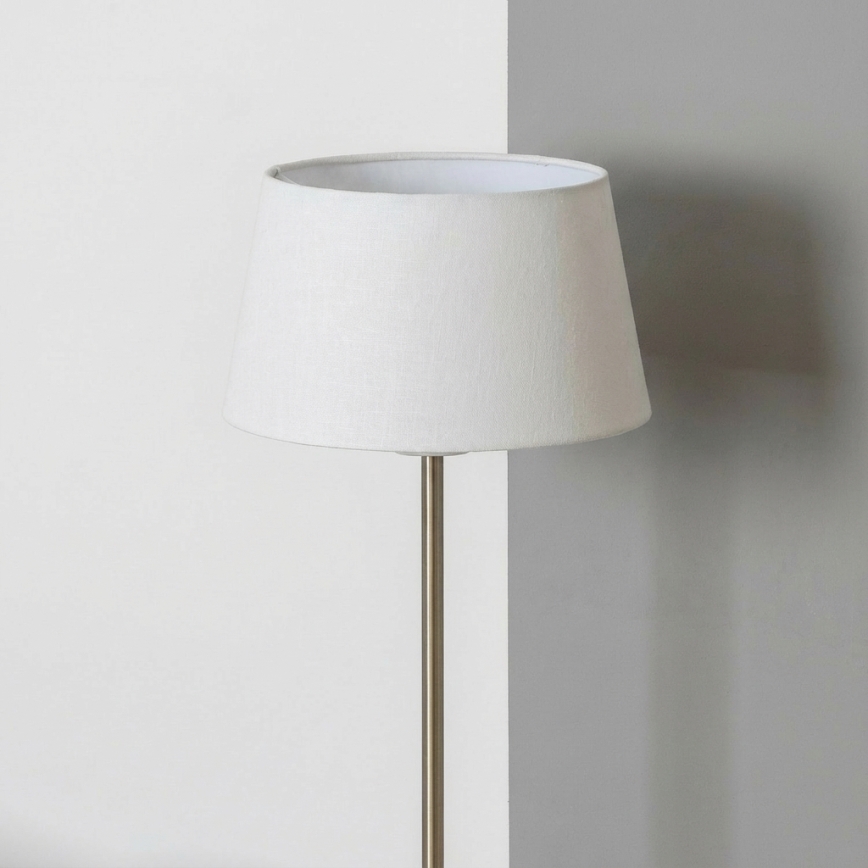 Brilagi - LED-lattiavalaisin CERIA 1xE27/40W/230V halkaisija 30 cm valkoinen/mattakromi