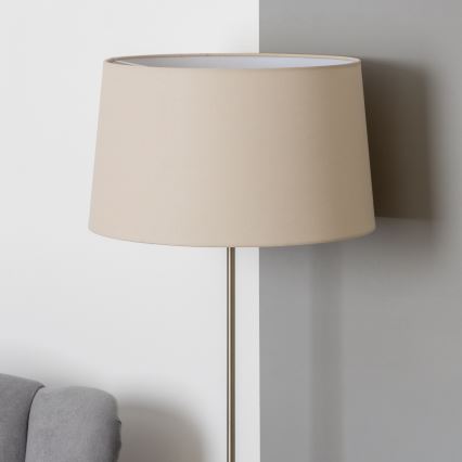 Brilagi - LED lattiavalaisin CERIA 1xE27/40W/230V halkaisija 45 cm beige/mattakromi