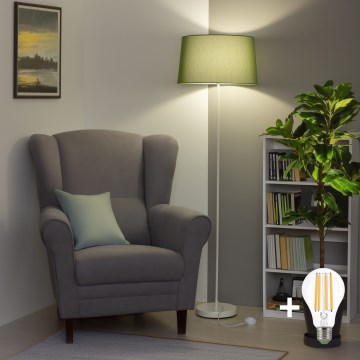 Brilagi - LED-lattiavalaisin CERIA 1xE27/40W/230V halkaisija 45 cm vihreä/valkoinen